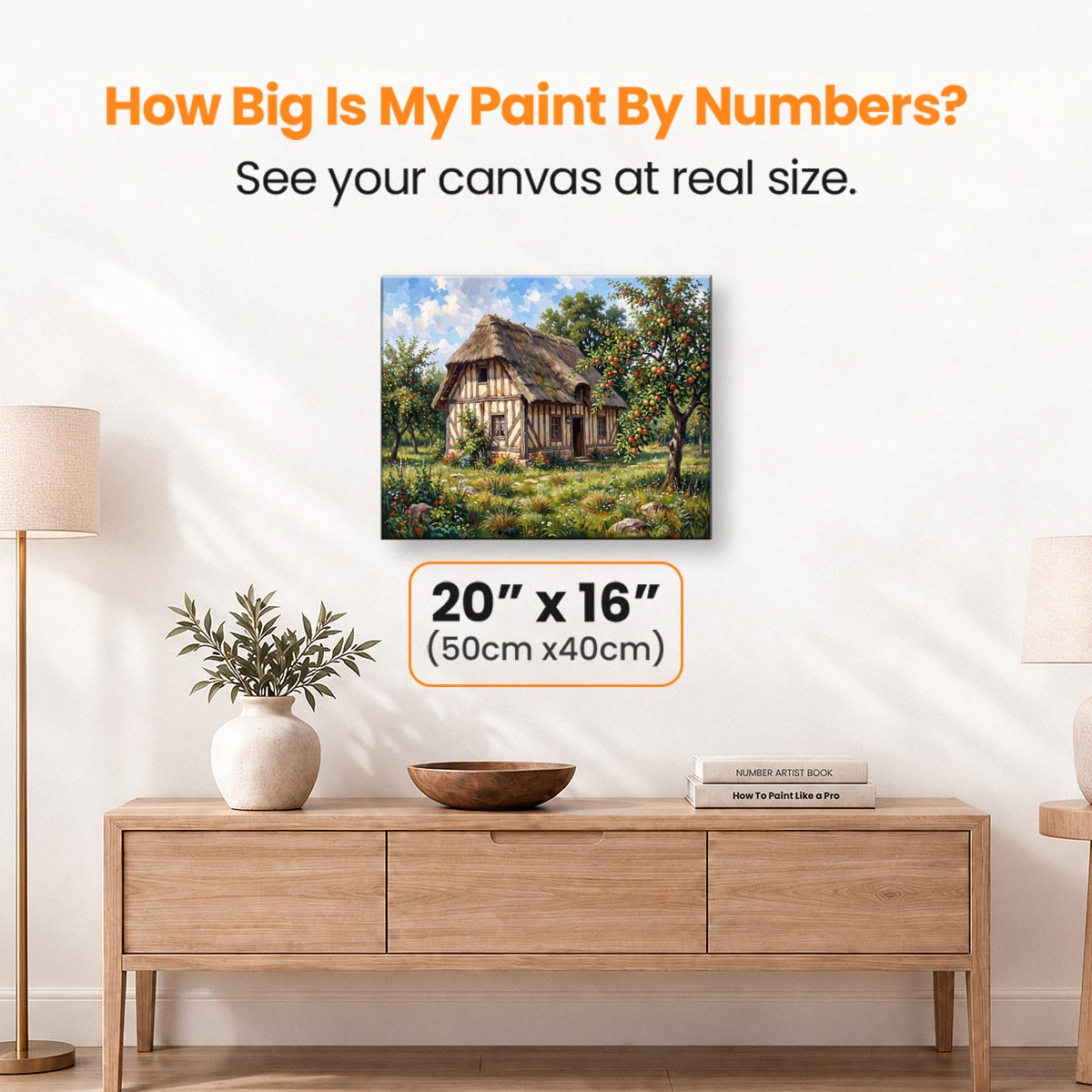 Countryside Calm - Number Artist Paint by Numbers Kits