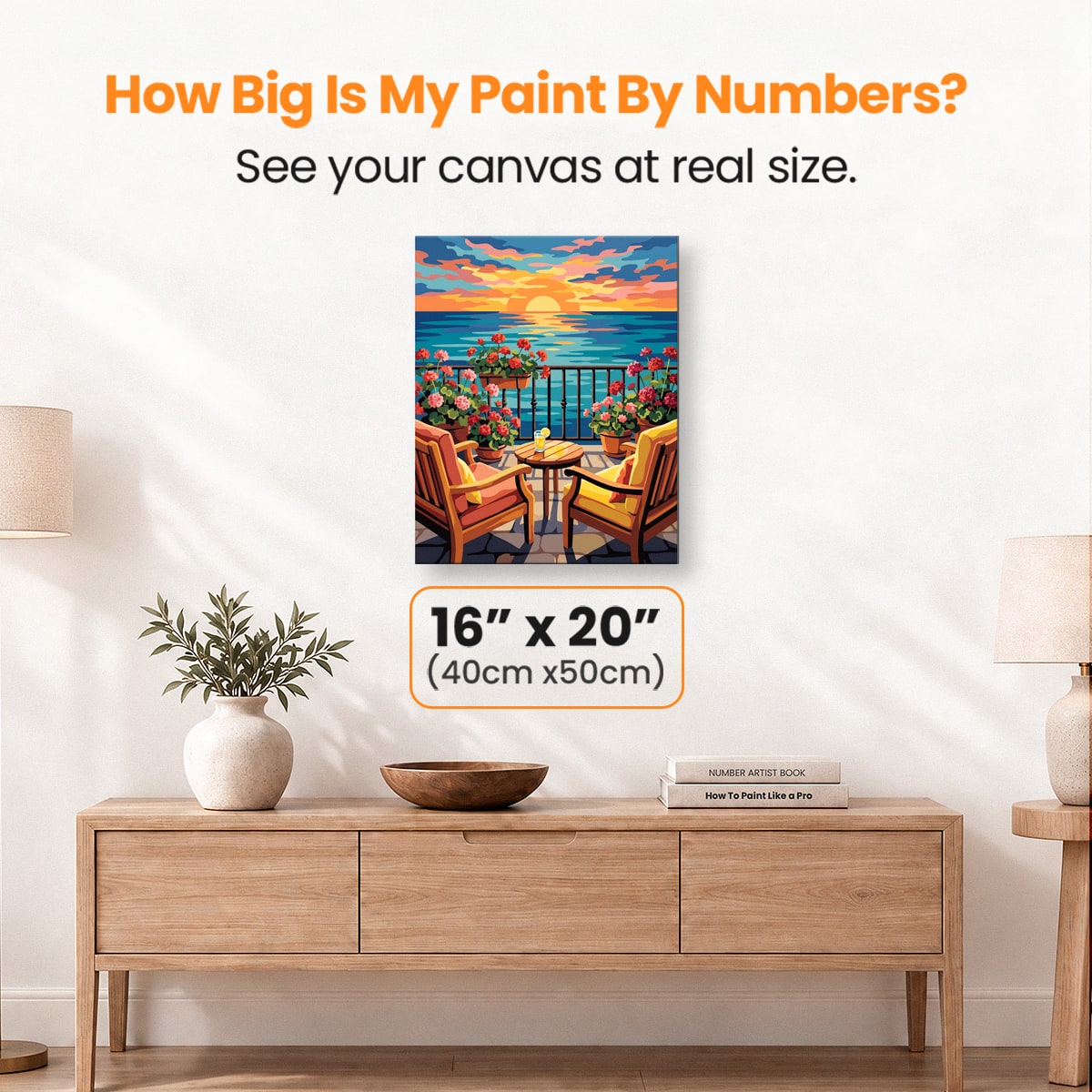 Seaside Retreat - Number Artist Paint by Numbers Kits