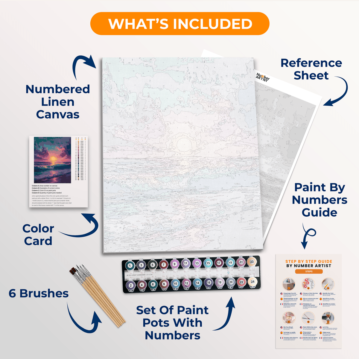 Surreal Evening - Number Artist Paint by Numbers Kits