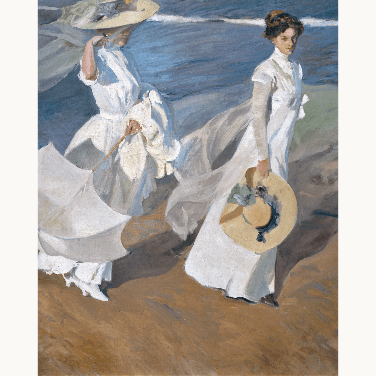 Walk on the Beach by Joaquin Sorolla - Number Artist Paint by Numbers Kits