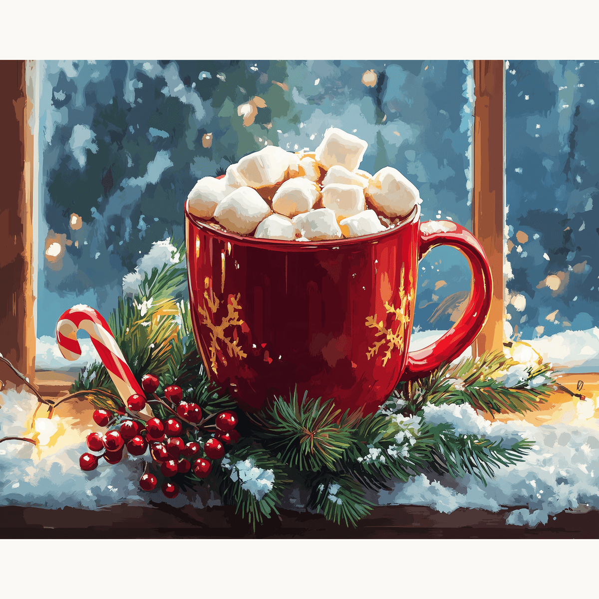 Cocoa Hugs - Number Artist Paint by Numbers Kits