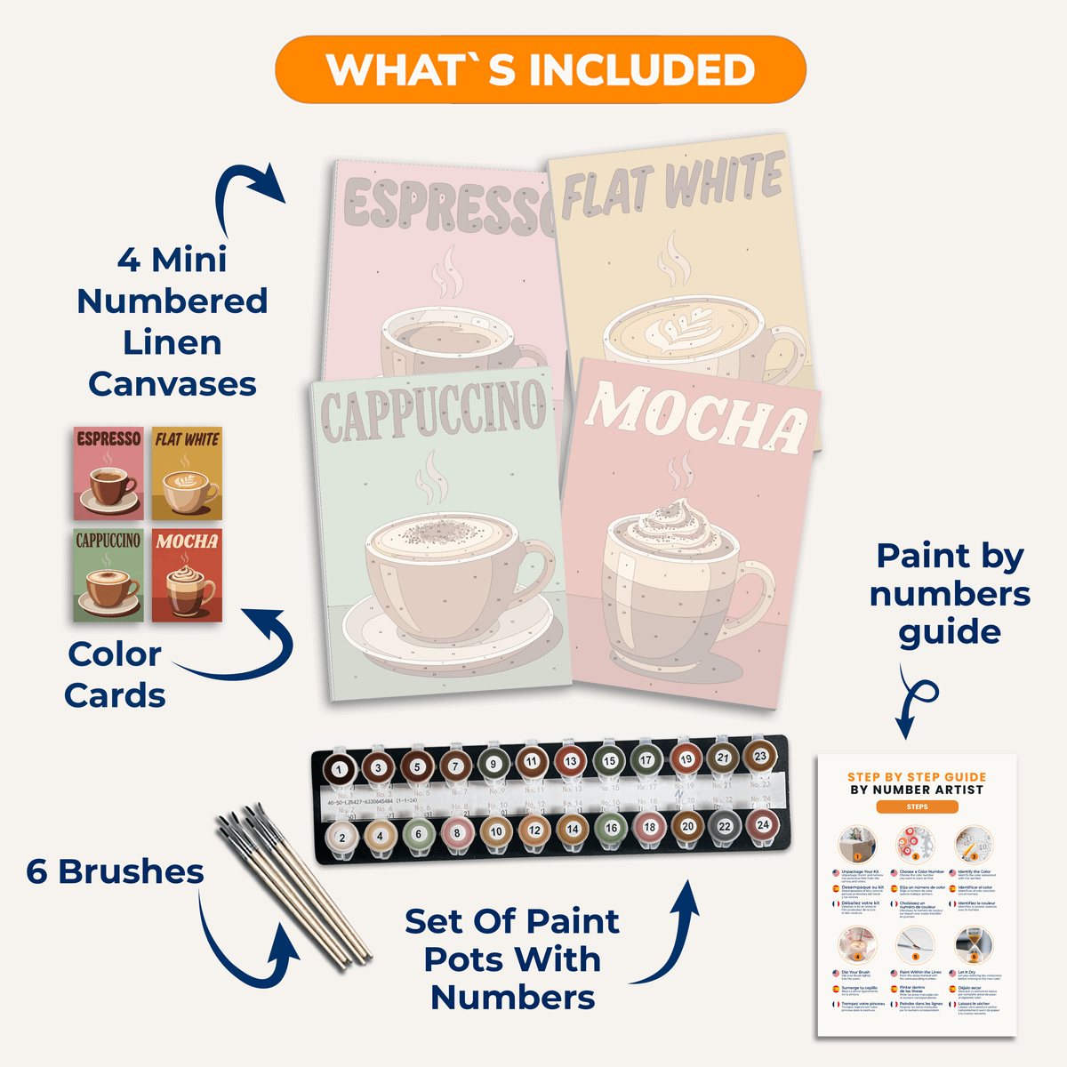 Morning Comfort - Number Artist Paint by Numbers Kits