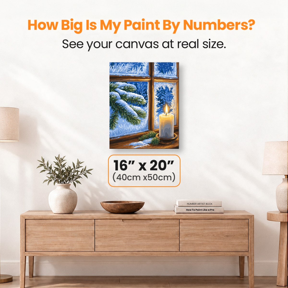 Hopeful Flame - Number Artist Paint by Numbers Kits