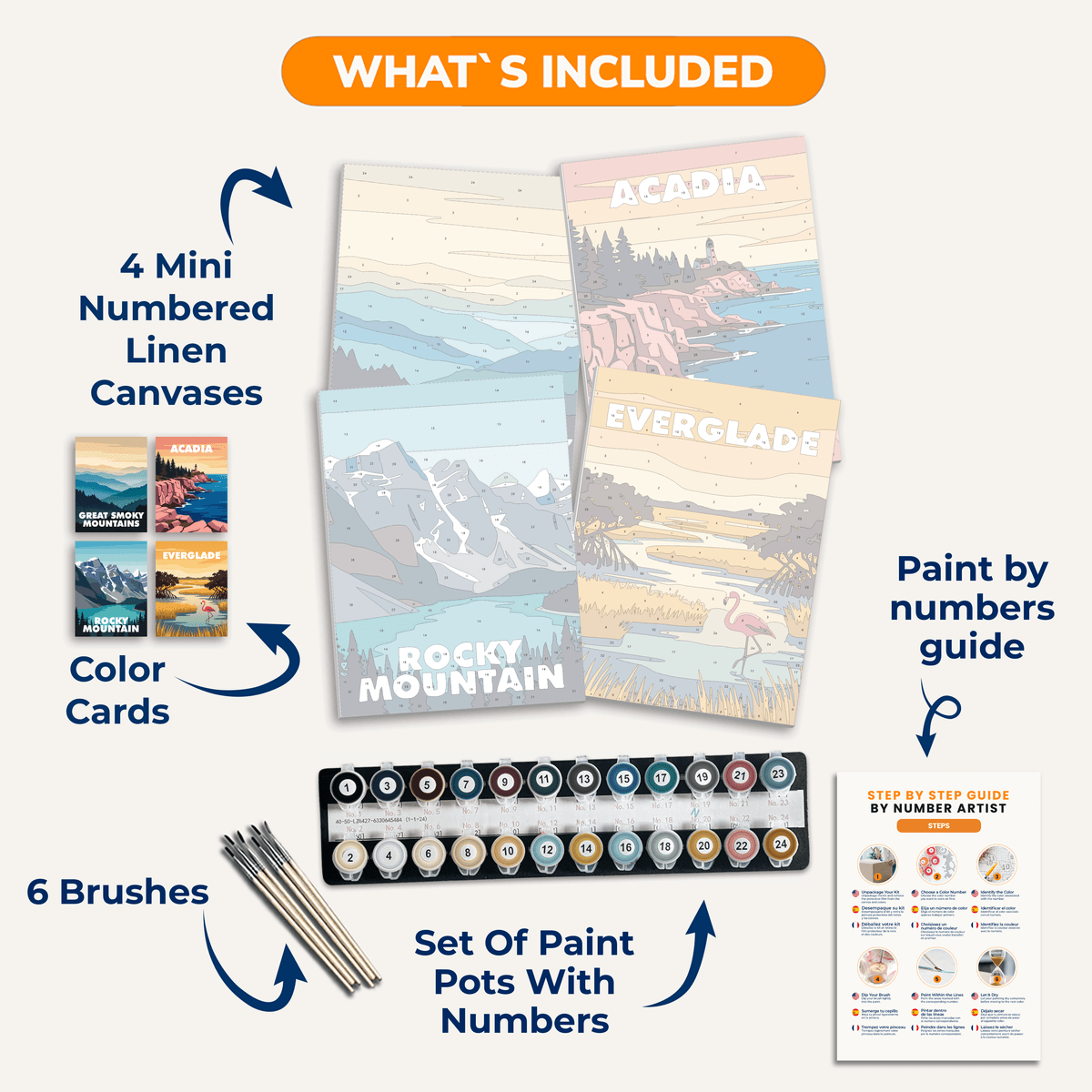 Western Wonders Vol. 3 - Number Artist Paint by Numbers Kits