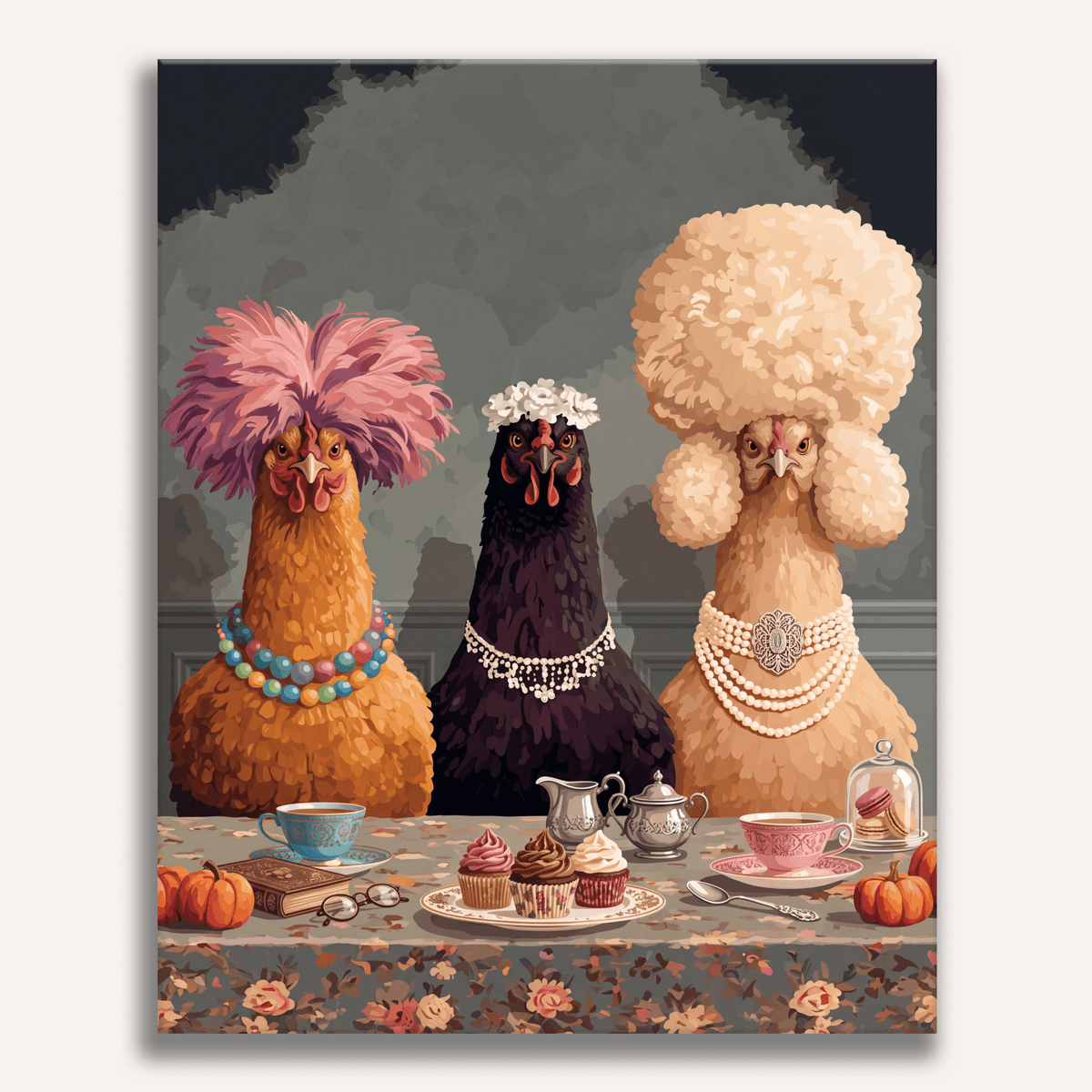 Chick Tea Party - Number Artist Paint by Numbers Kits