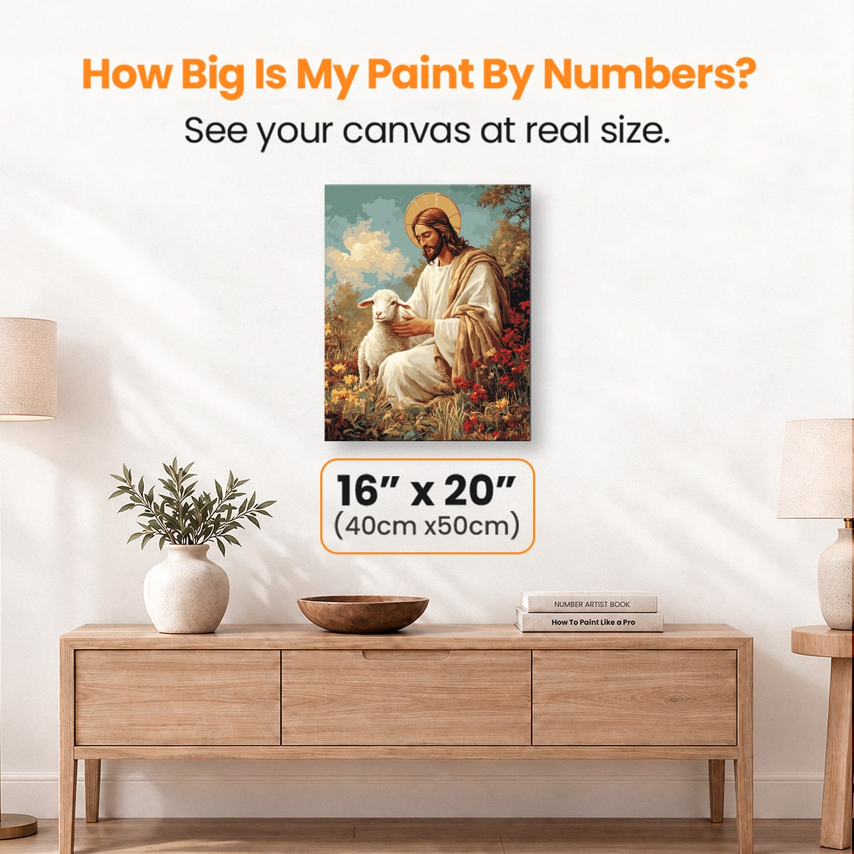 The Redeemer's Lamb - Number Artist Paint by Numbers Kits