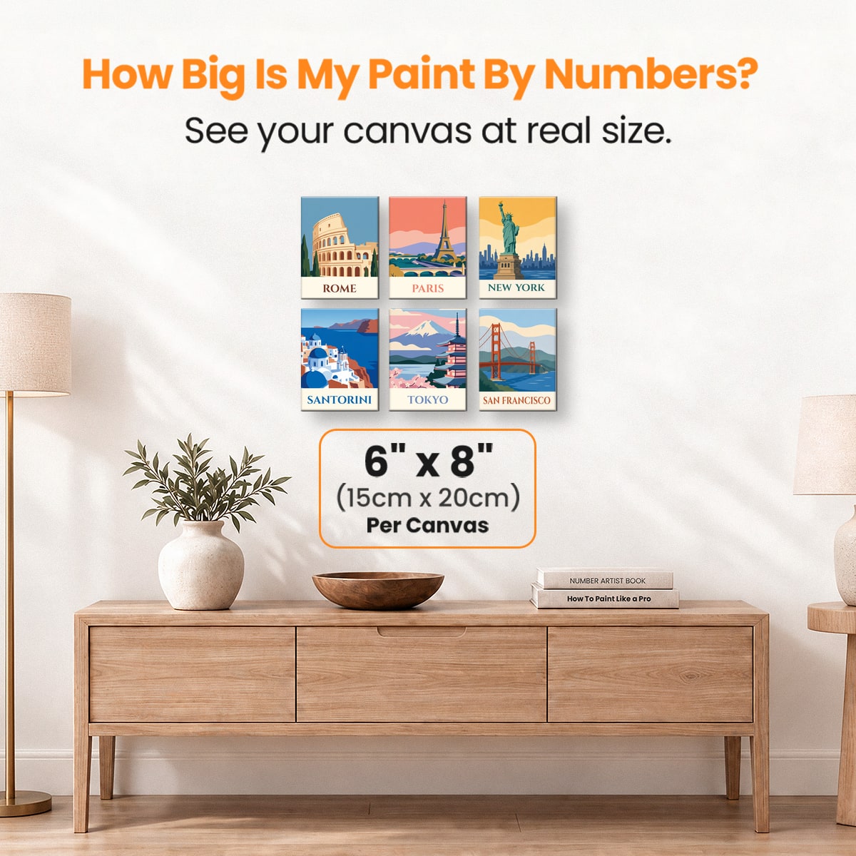City of Dreams - Number Artist Paint by Numbers Kits