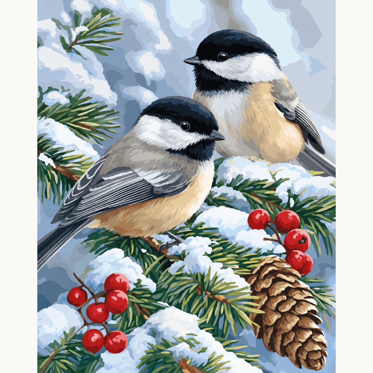 Winter Friends - Number Artist Paint by Numbers Kits