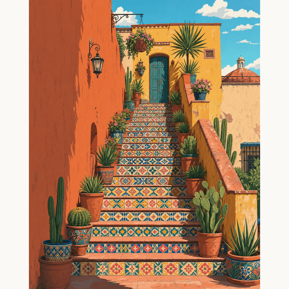 The Talavera Ascent - Number Artist Paint by Numbers Kits
