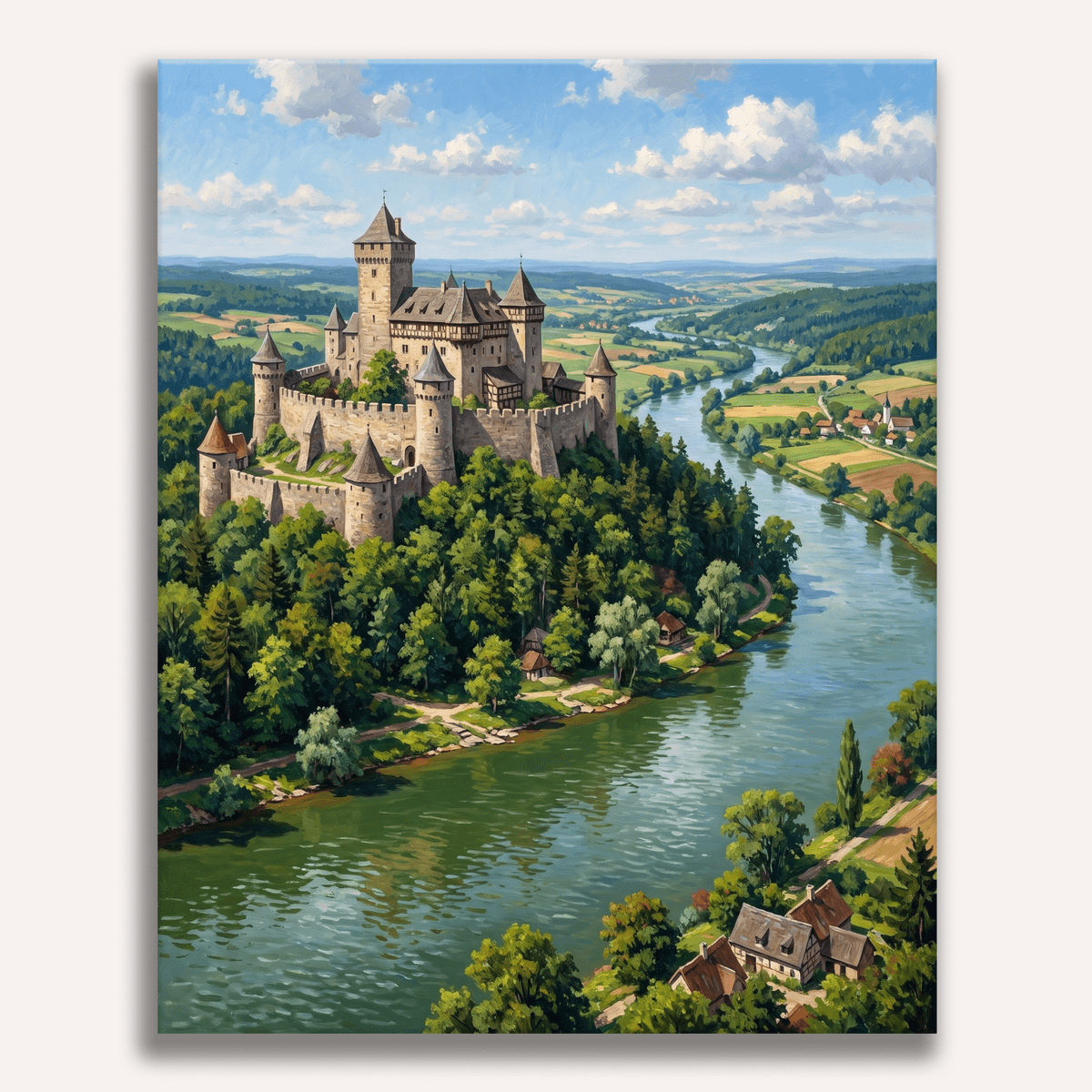 Castle Valley Dawn - Number Artist Paint by Numbers Kits