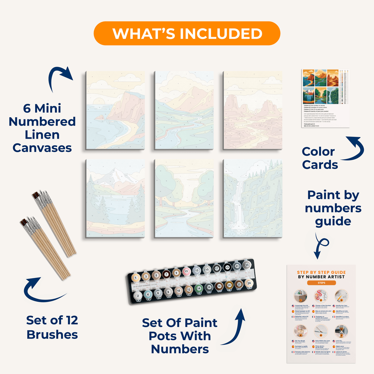 Wild Terrain - Number Artist Paint by Numbers Kits