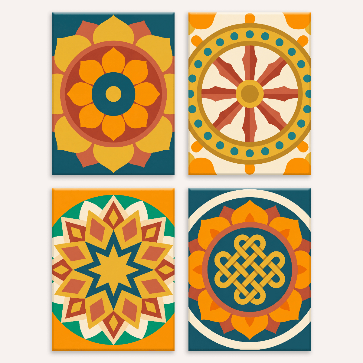 Sacred Mandalas - Number Artist Paint by Numbers Kits