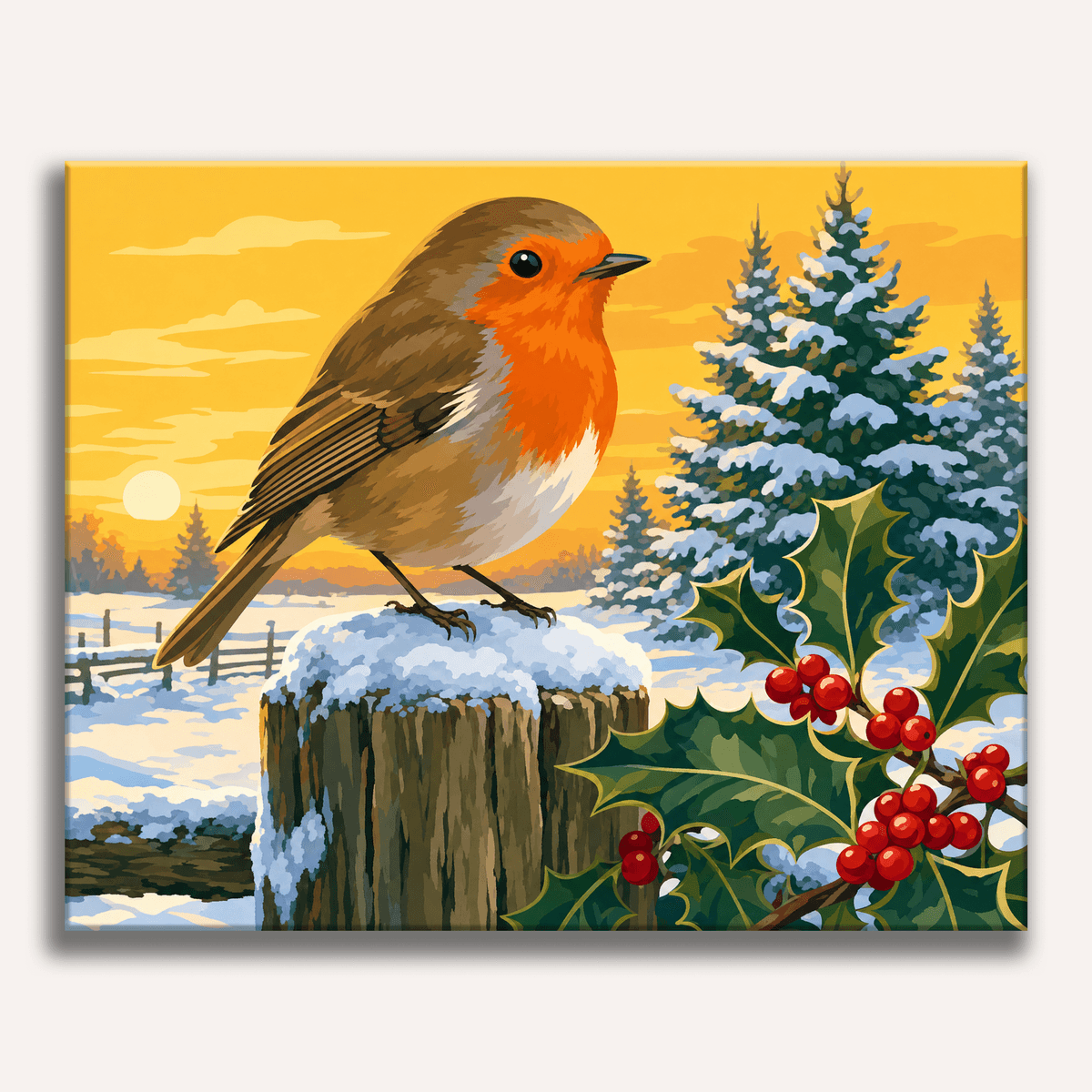 Cheerful Visitor - Number Artist Paint by Numbers Kits