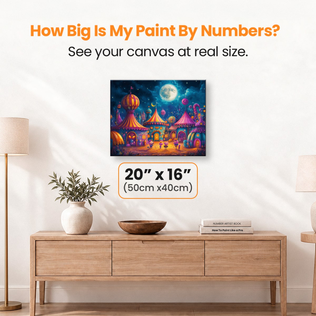 Halloween Fair - Number Artist Paint by Numbers Kits
