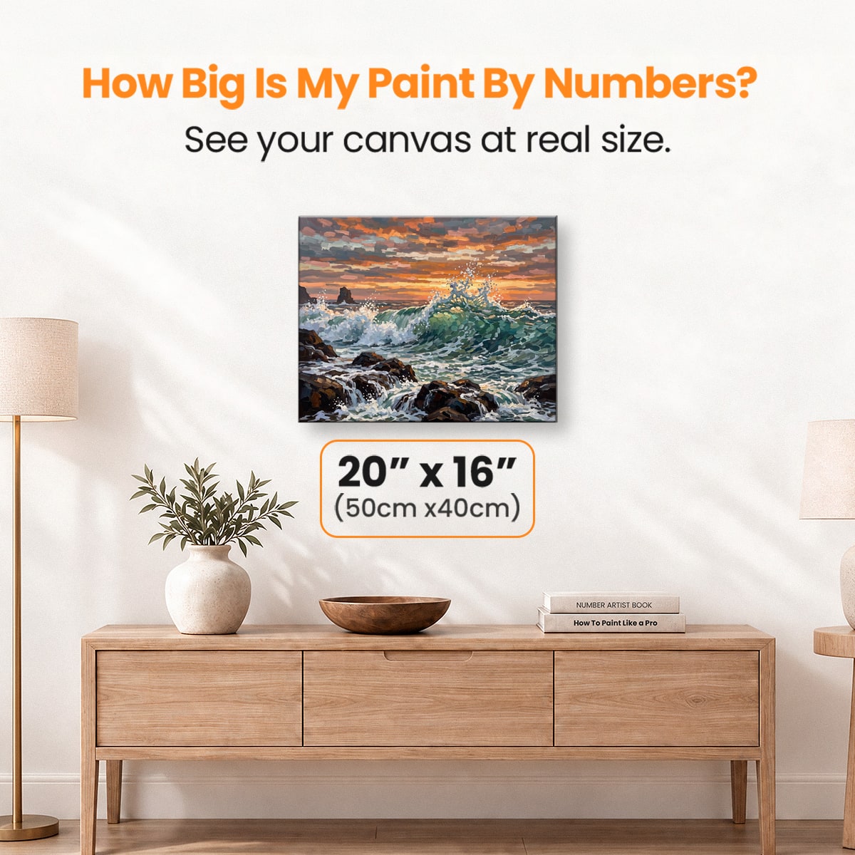 Tidal Roar - Number Artist Paint by Numbers Kits