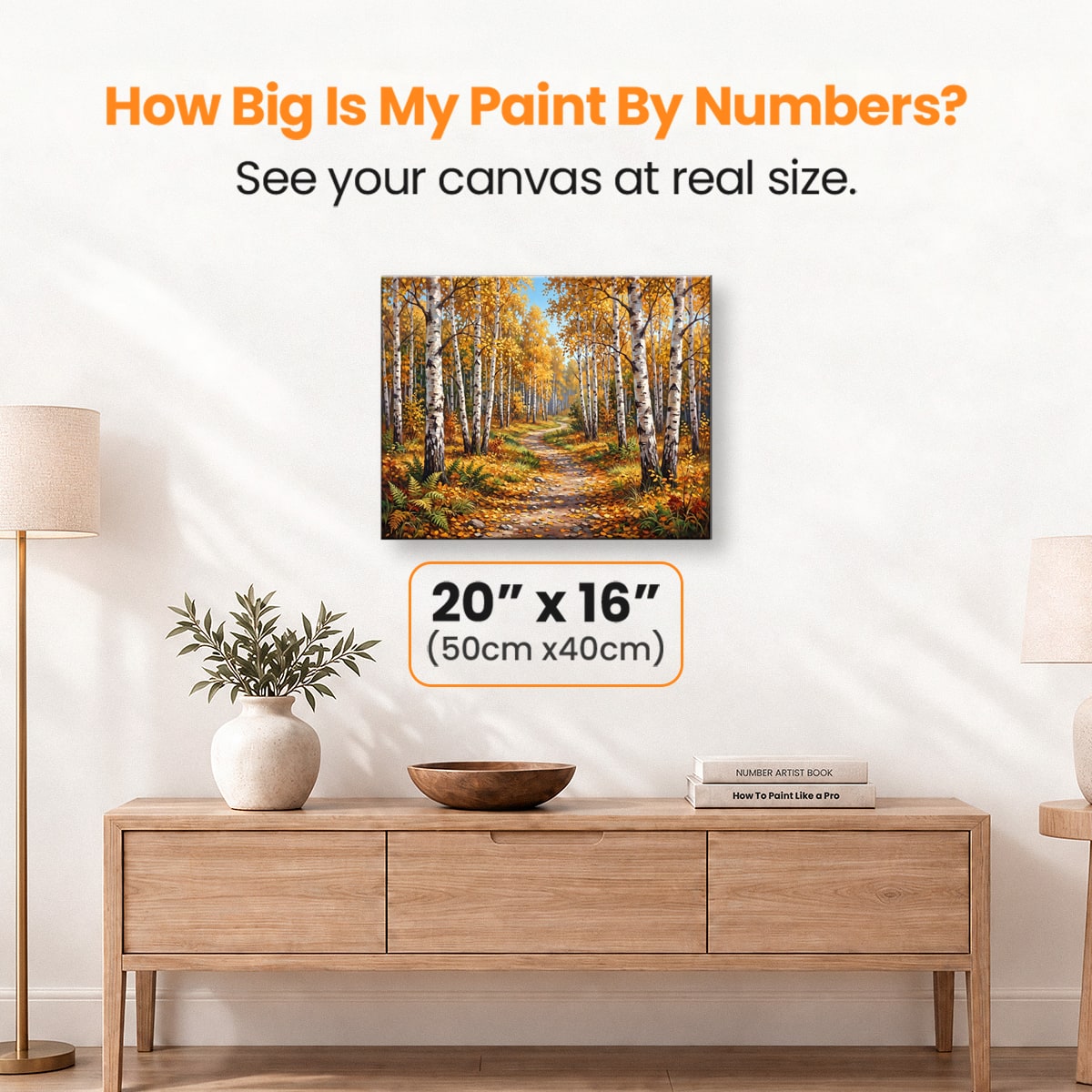 Birch Forest - Number Artist Paint by Numbers Kits