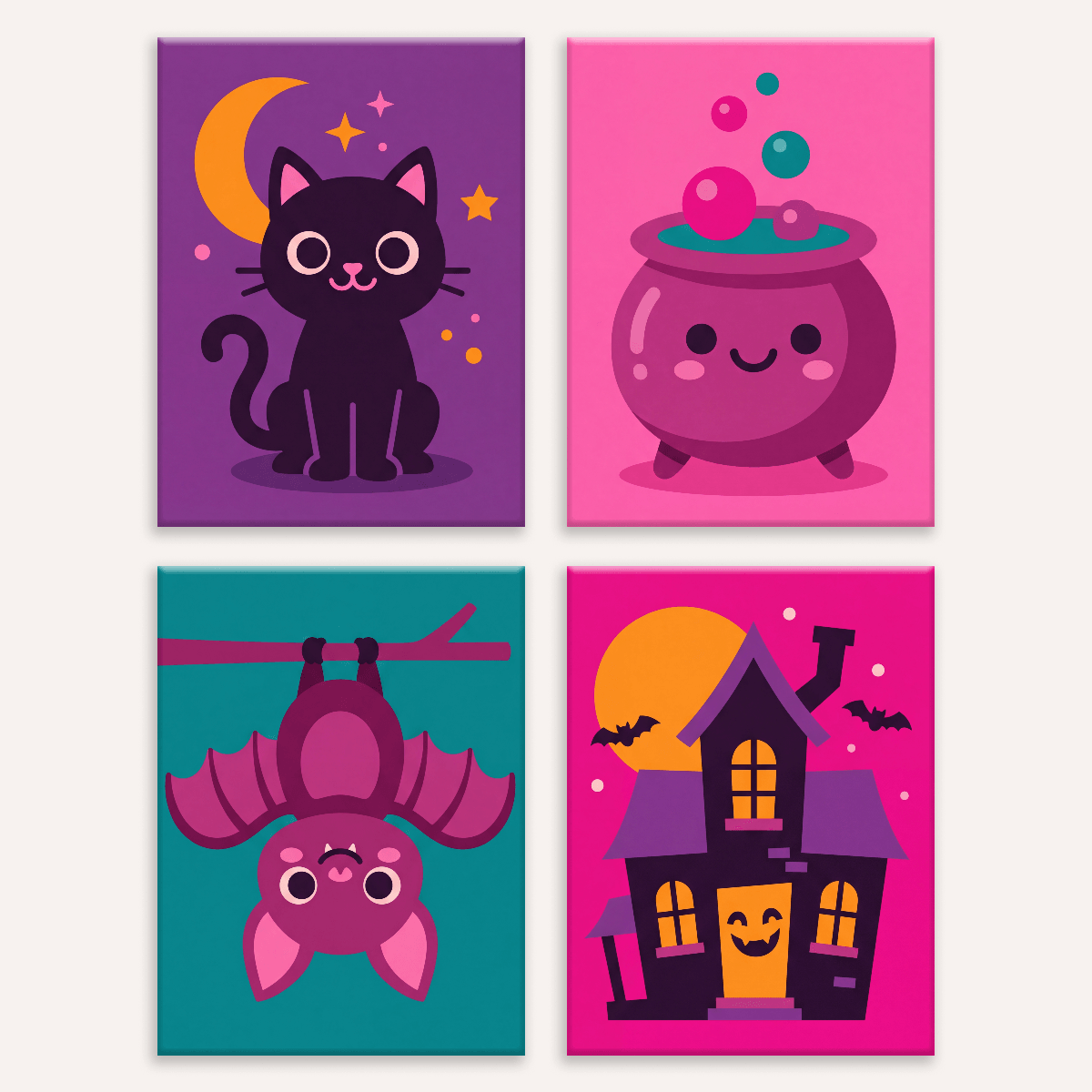 Halloween Icons - Number Artist Paint by Numbers Kits