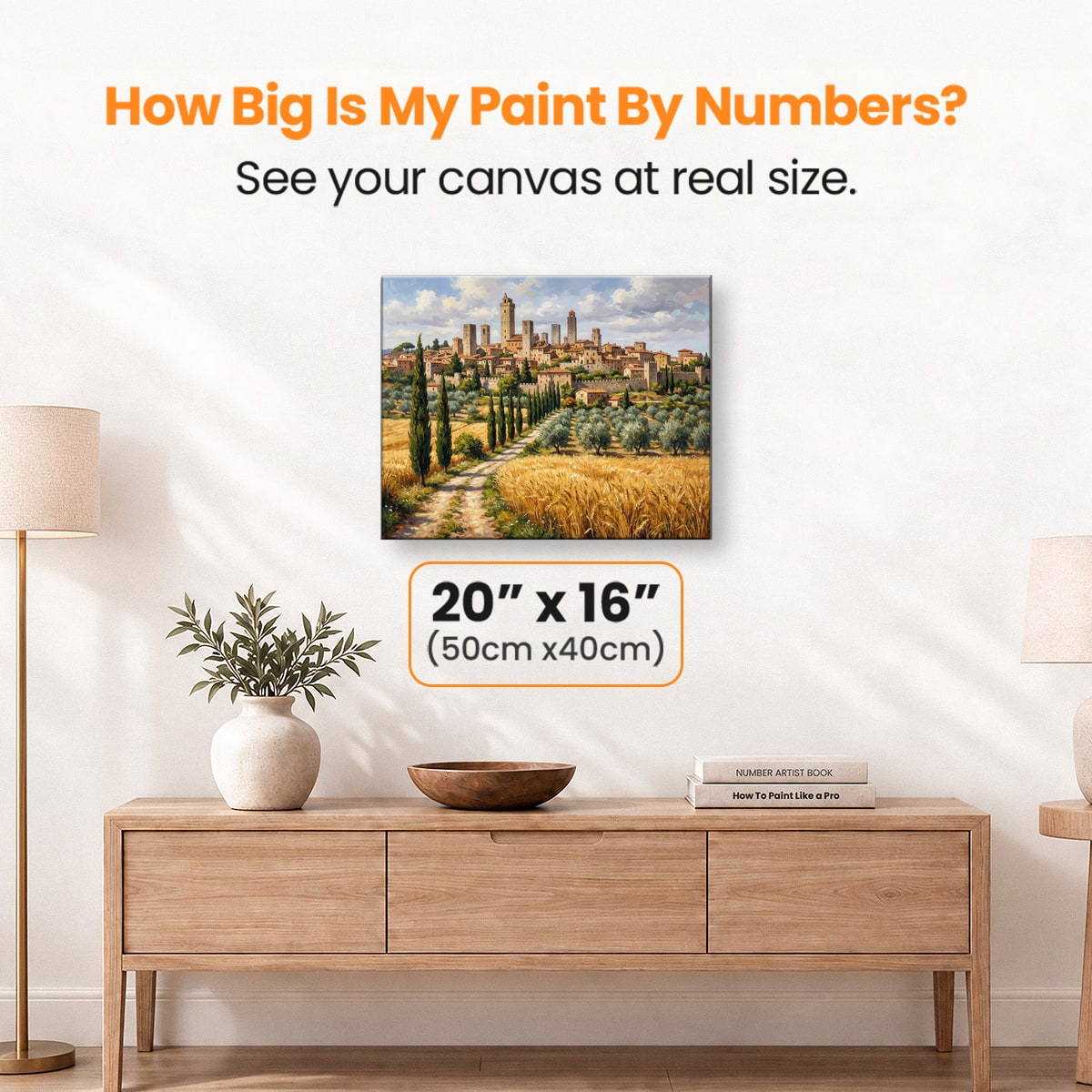 Hilltop Warmth - Number Artist Paint by Numbers Kits