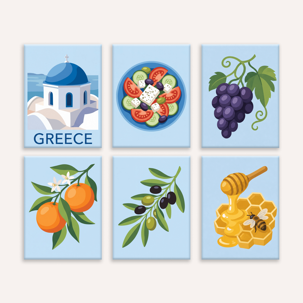 Taste of Greece - Number Artist Paint by Numbers Kits