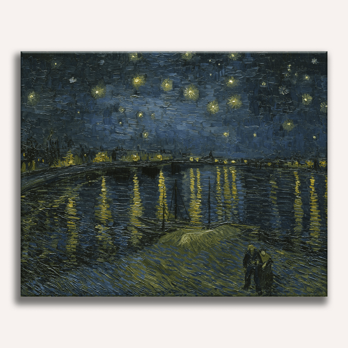 Starry Night Over the Rhone by Vincent Van Gogh - Number Artist Paint by Numbers Kits