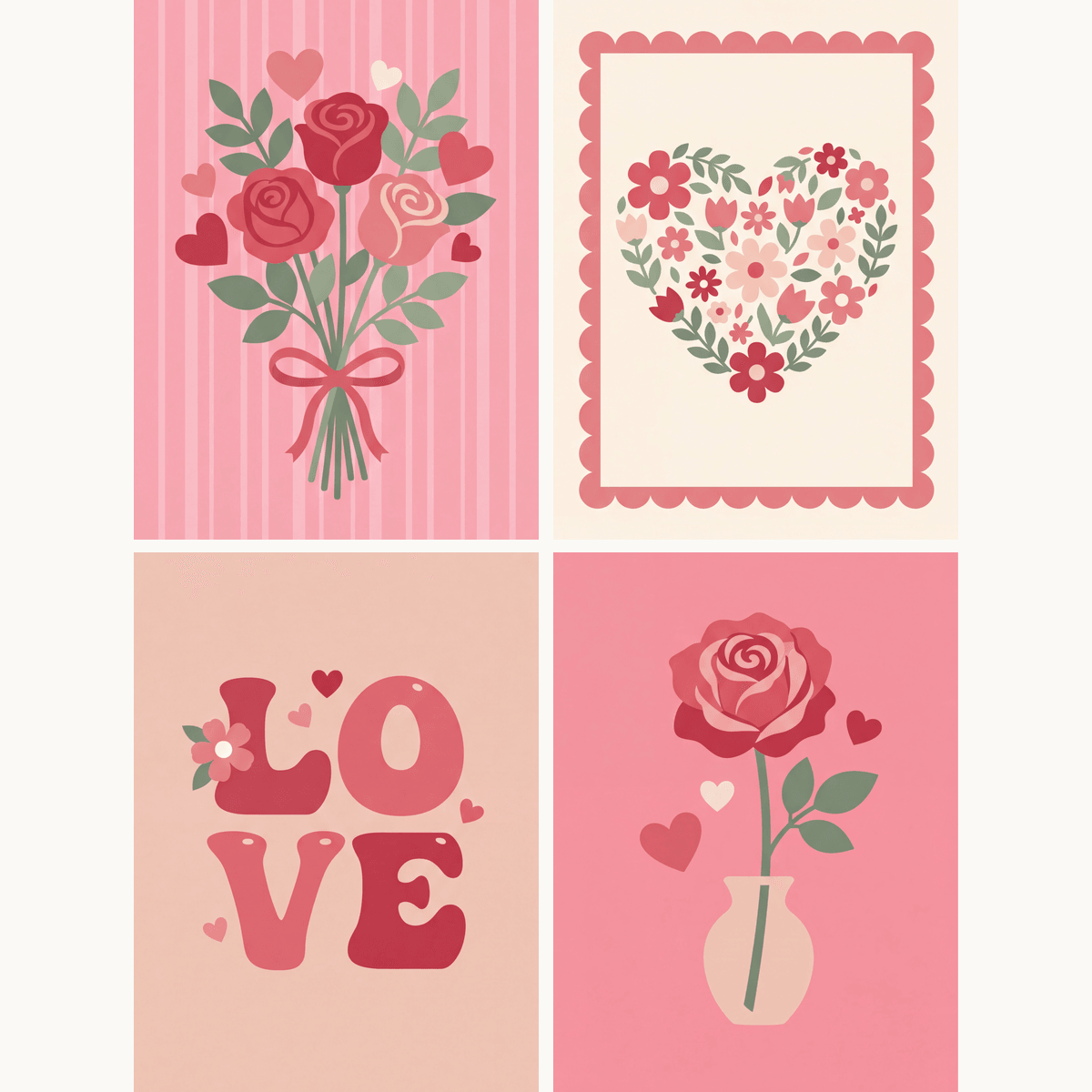 Lovely Flowers - Number Artist Paint by Numbers Kits