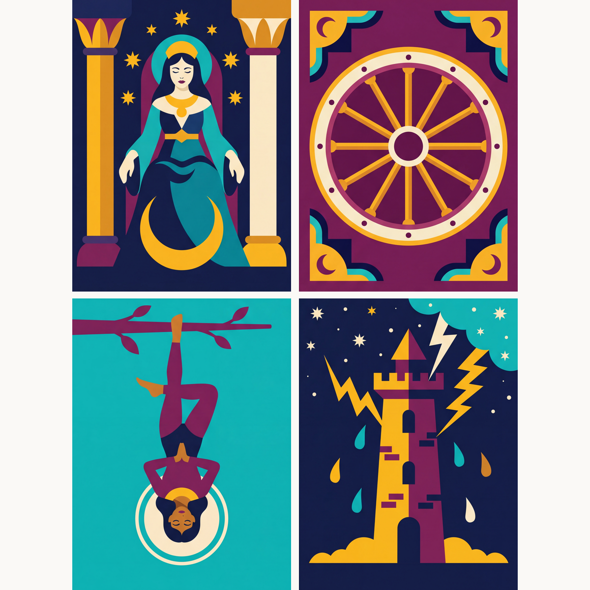 Tarot Cards Vol II - Number Artist Paint by Numbers Kits