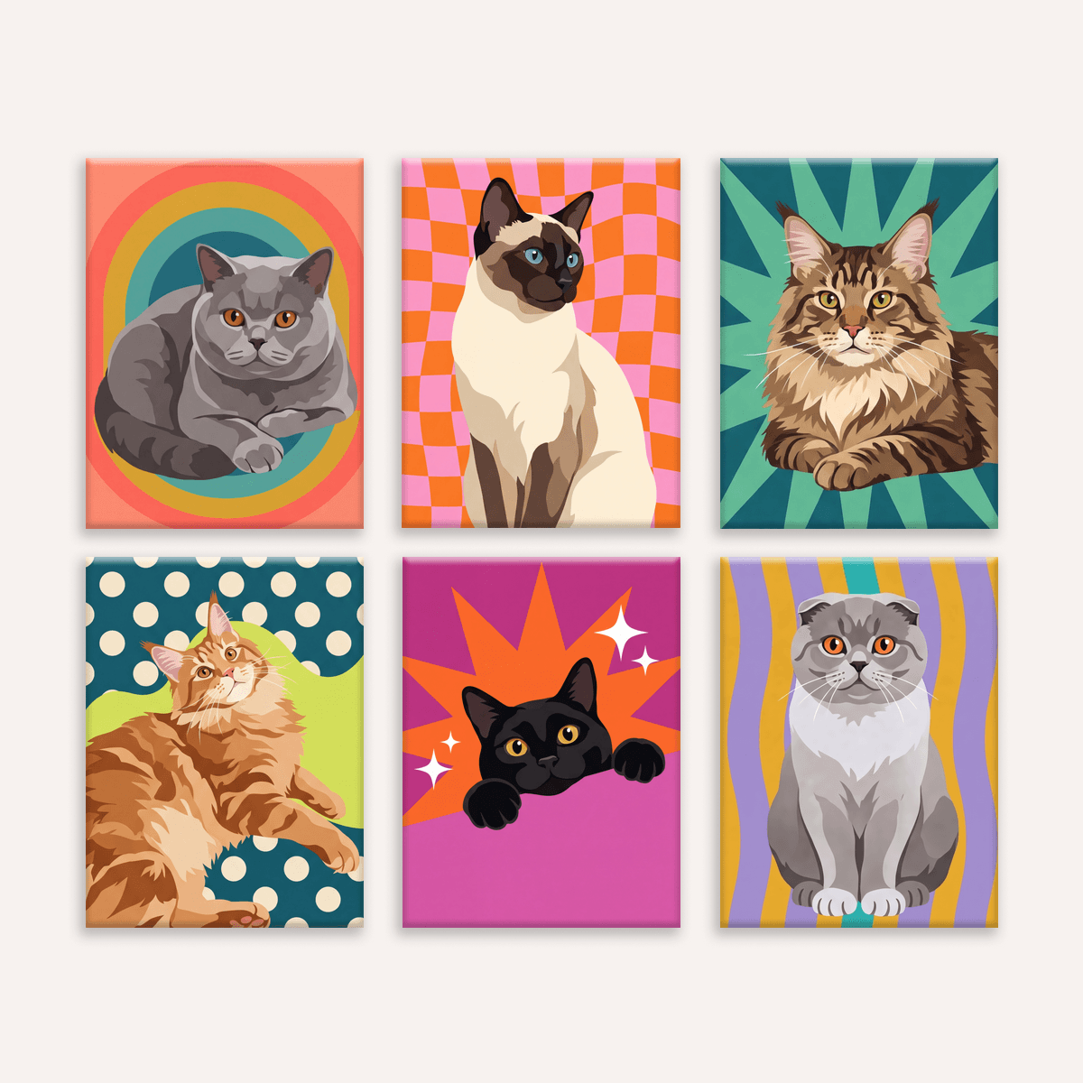Purring Style - Number Artist Paint by Numbers Kits