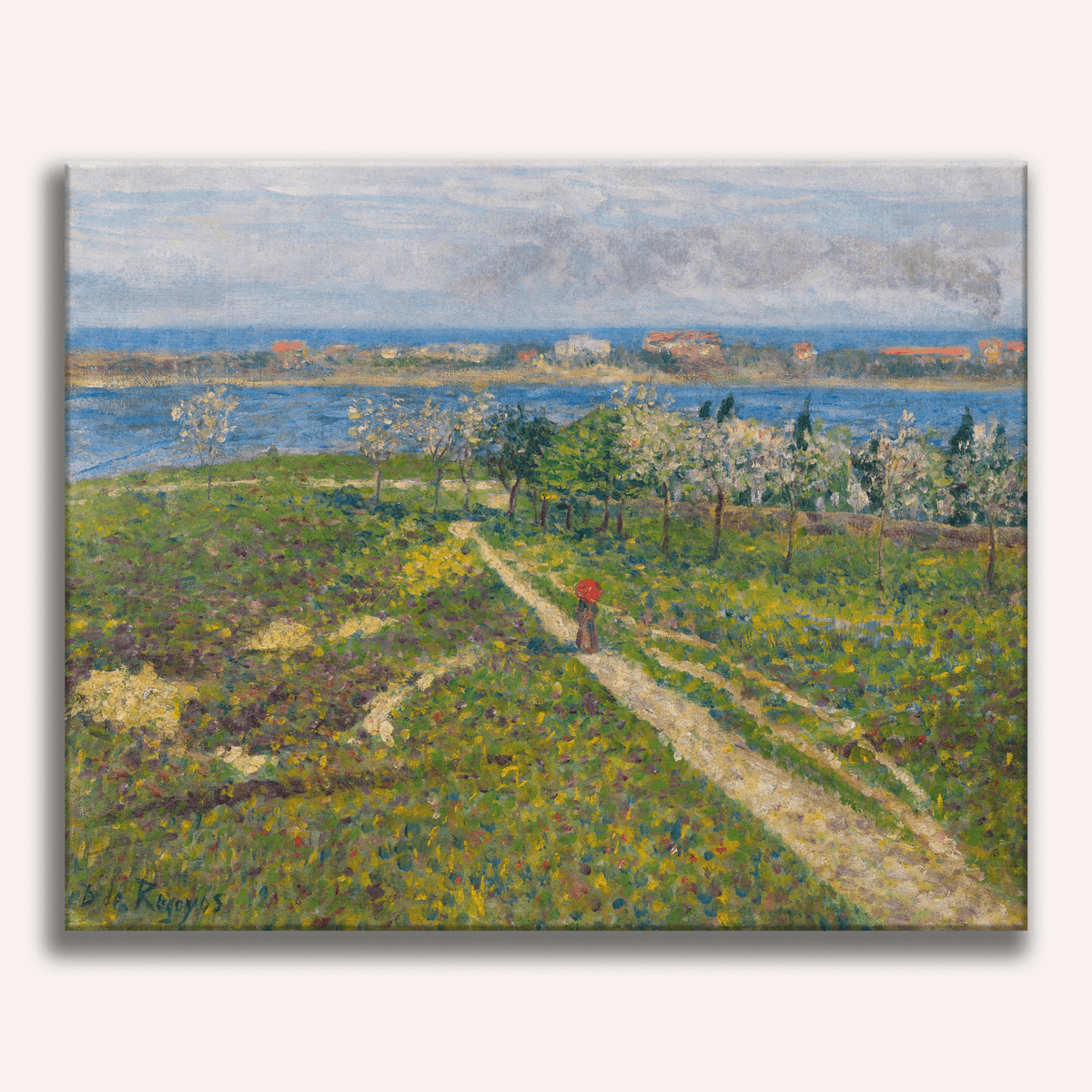 Los Almendros en Flor by Dario de Regoyos - Number Artist Paint by Numbers Kits