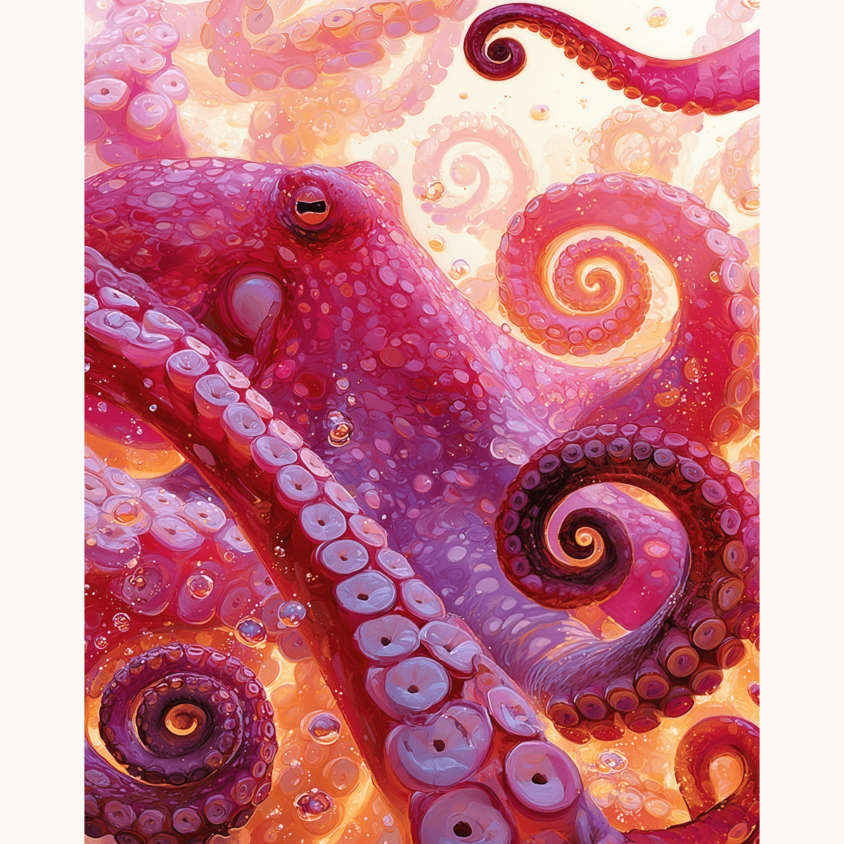 Tentacle Spectacle - Number Artist Paint by Numbers Kits