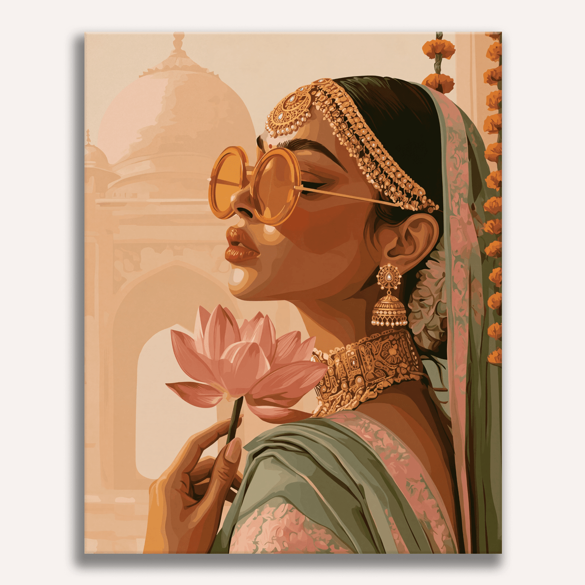 Lotus Lady - Number Artist Paint by Numbers Kits