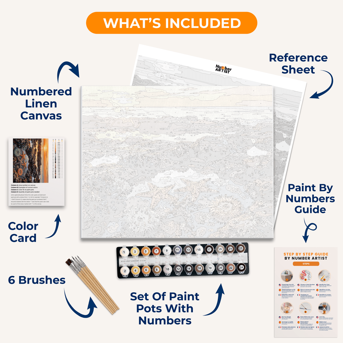 Hidden Wonders - Number Artist Paint by Numbers Kits