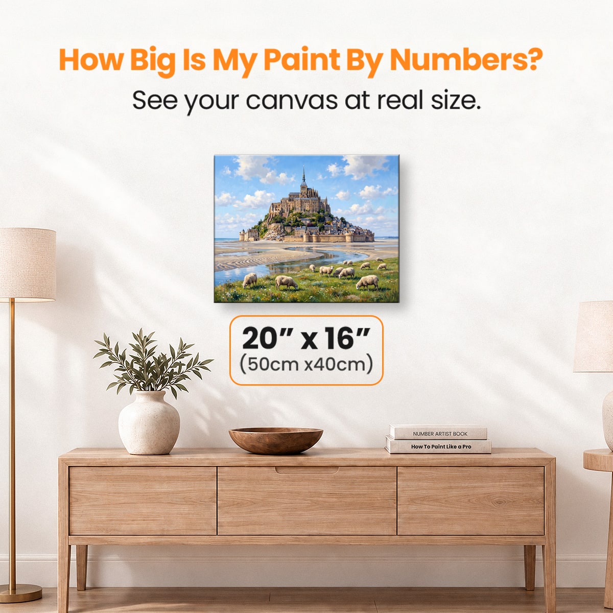 Mont Saint Michel - Number Artist Paint by Numbers Kits