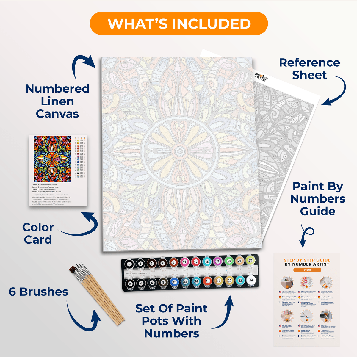This is a vibrant and intricately detailed poster featuring a circular pattern at its center that resembles a sunburst or starburst design.