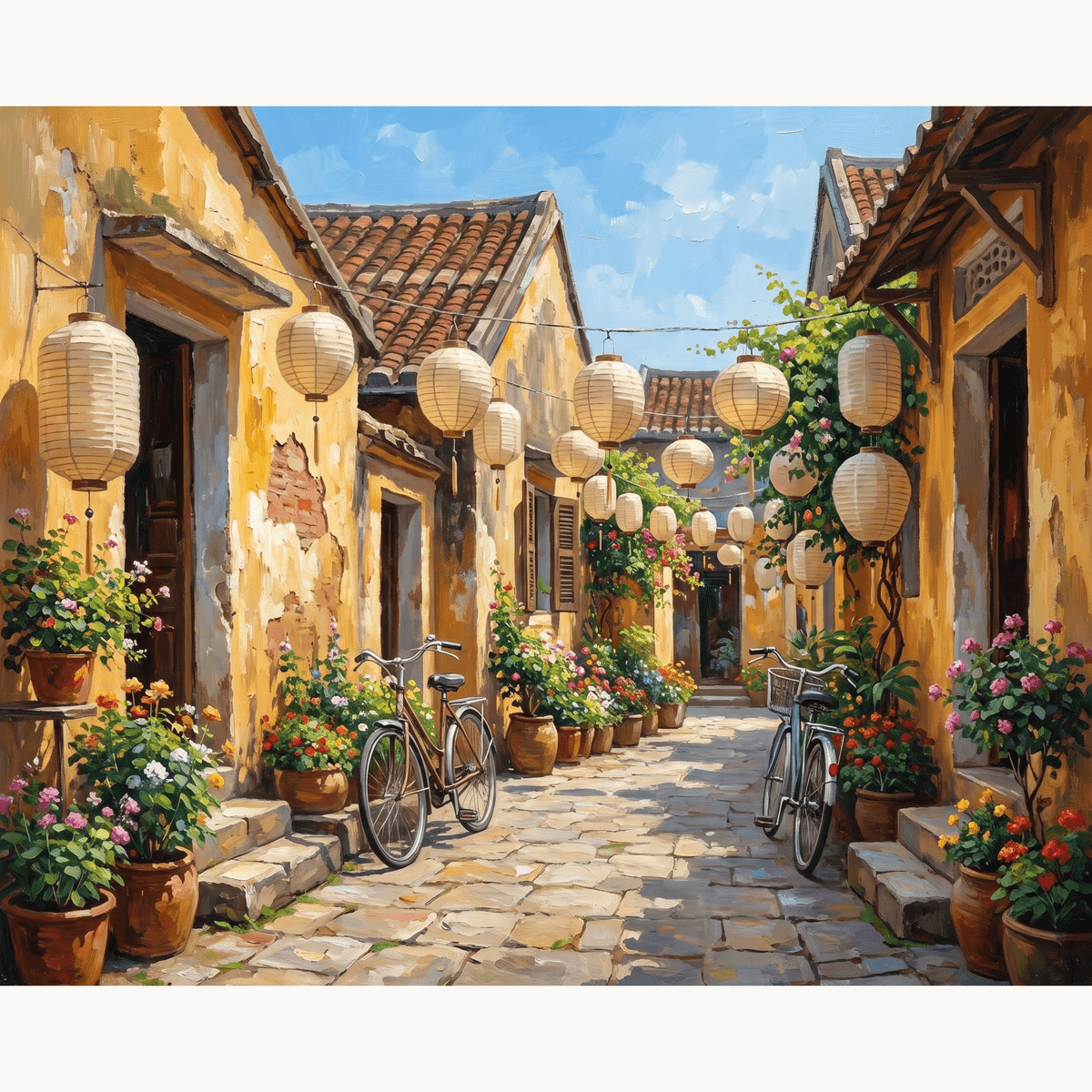 Golden Hour Lane - Number Artist Paint by Numbers Kits