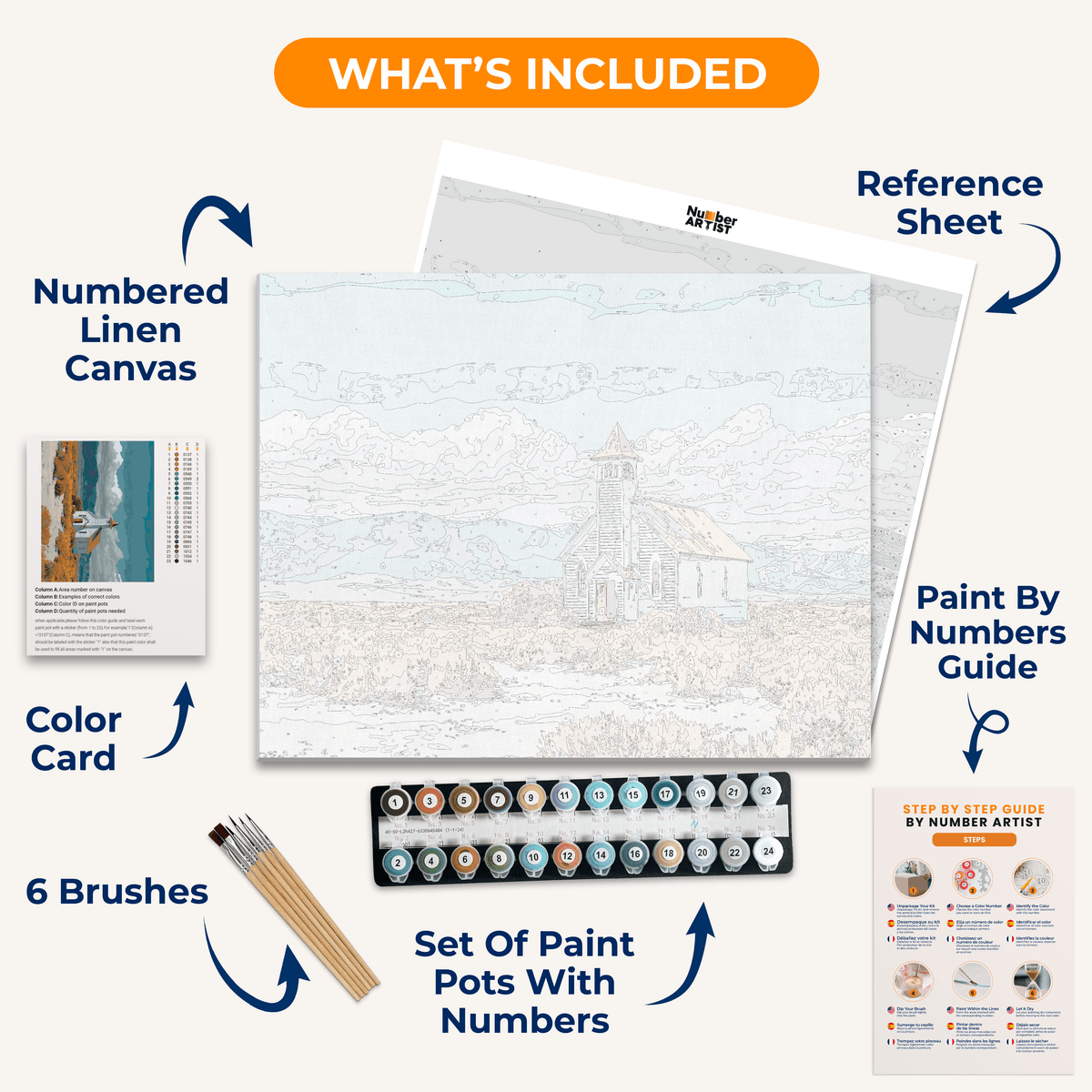 November Rain - Number Artist Paint by Numbers Kits
