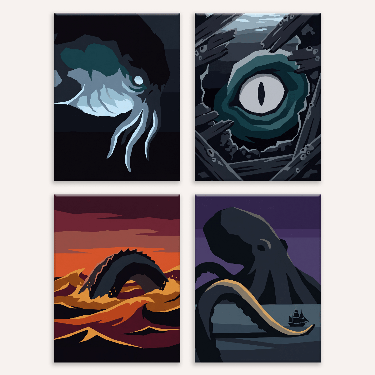 Deep Terror - Number Artist Paint by Numbers Kits