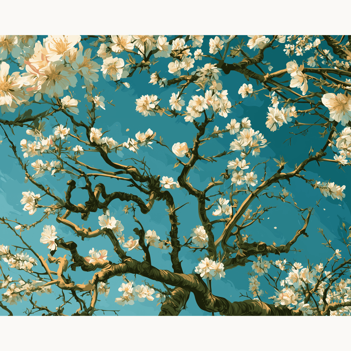 Emerging Almond - Number Artist Paint by Numbers Kits