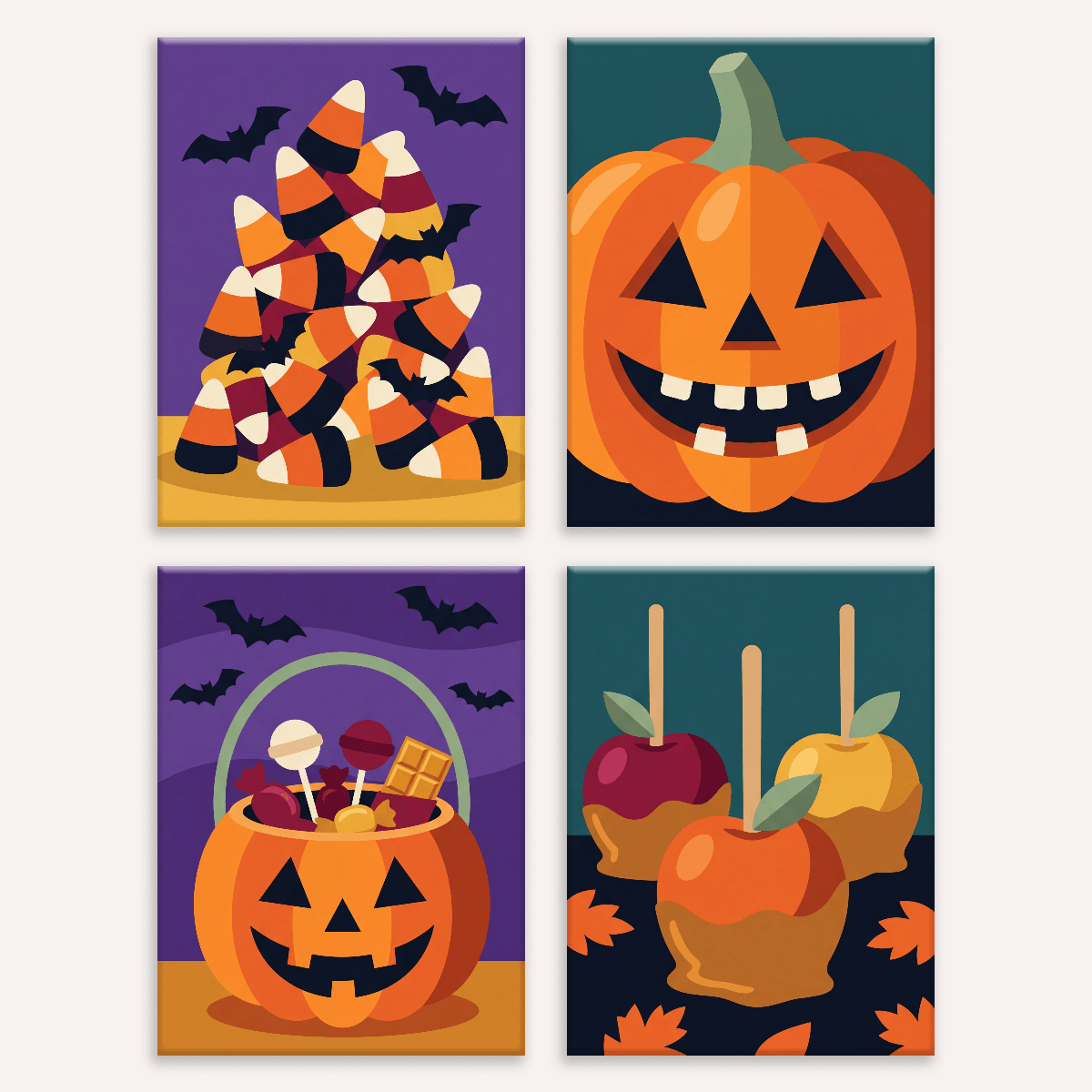 Halloween Loot - Number Artist Paint by Numbers Kits