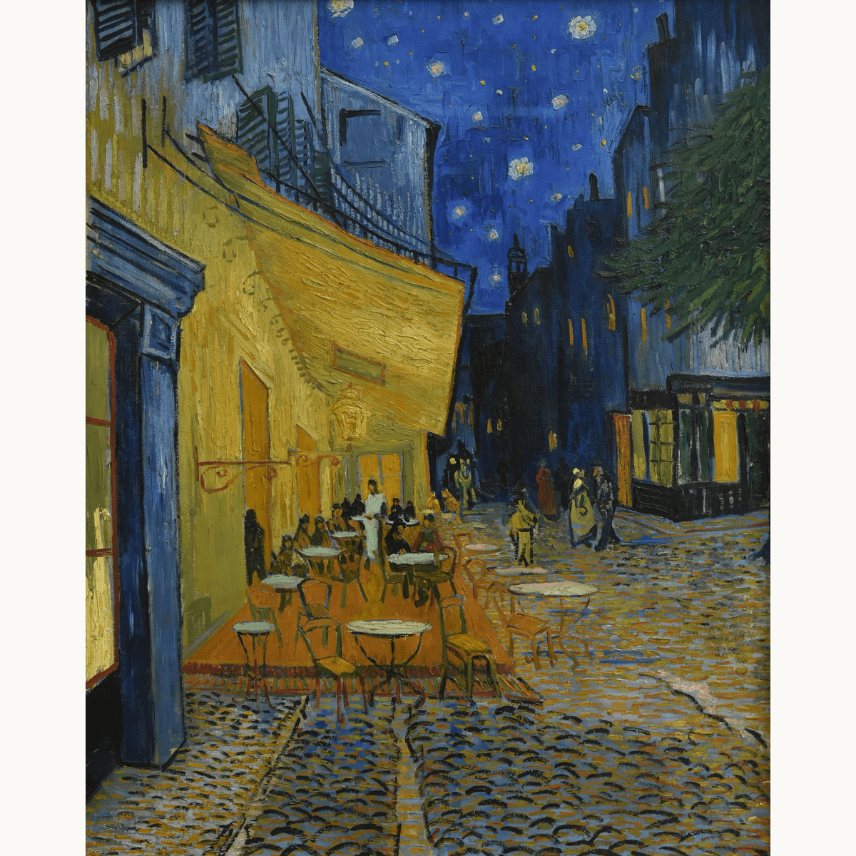 Cafe Terrace at Night by Vincent Van Gogh - Number Artist Paint by Numbers Kits