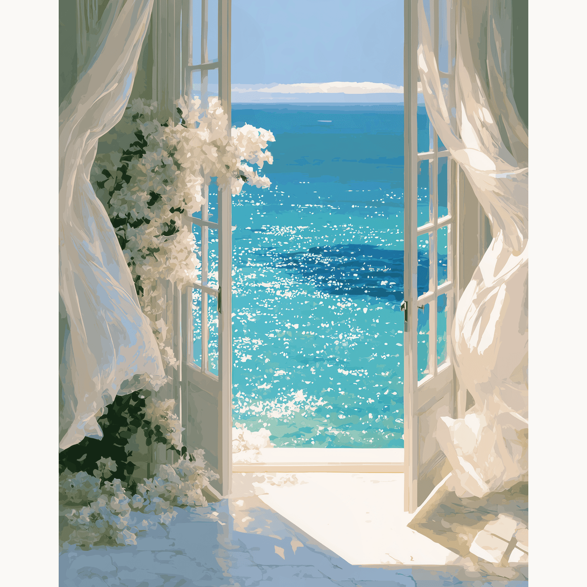Vacation View - Number Artist Paint by Numbers Kits