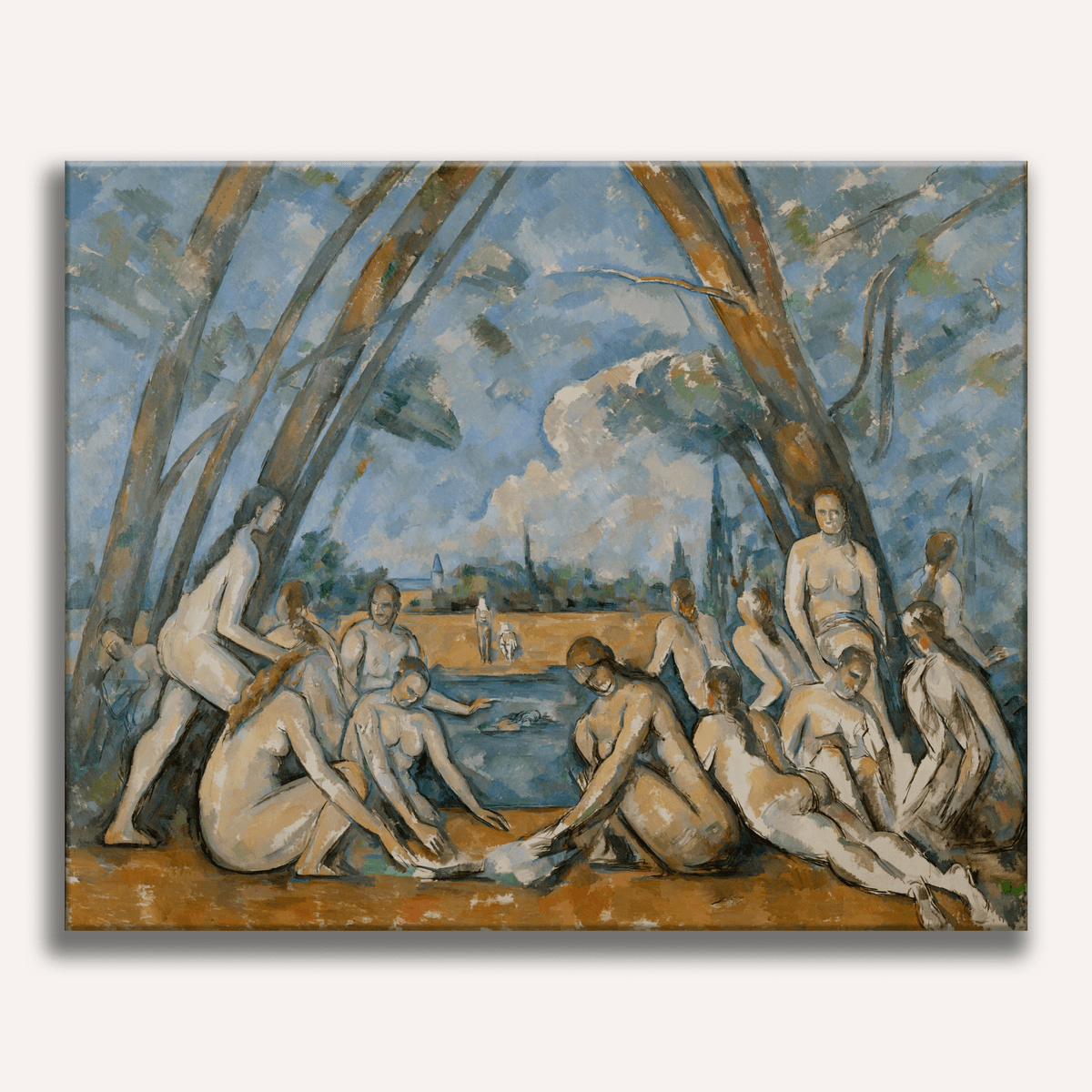 The Large Bathers by Paul Cezanne - Number Artist Paint by Numbers Kits