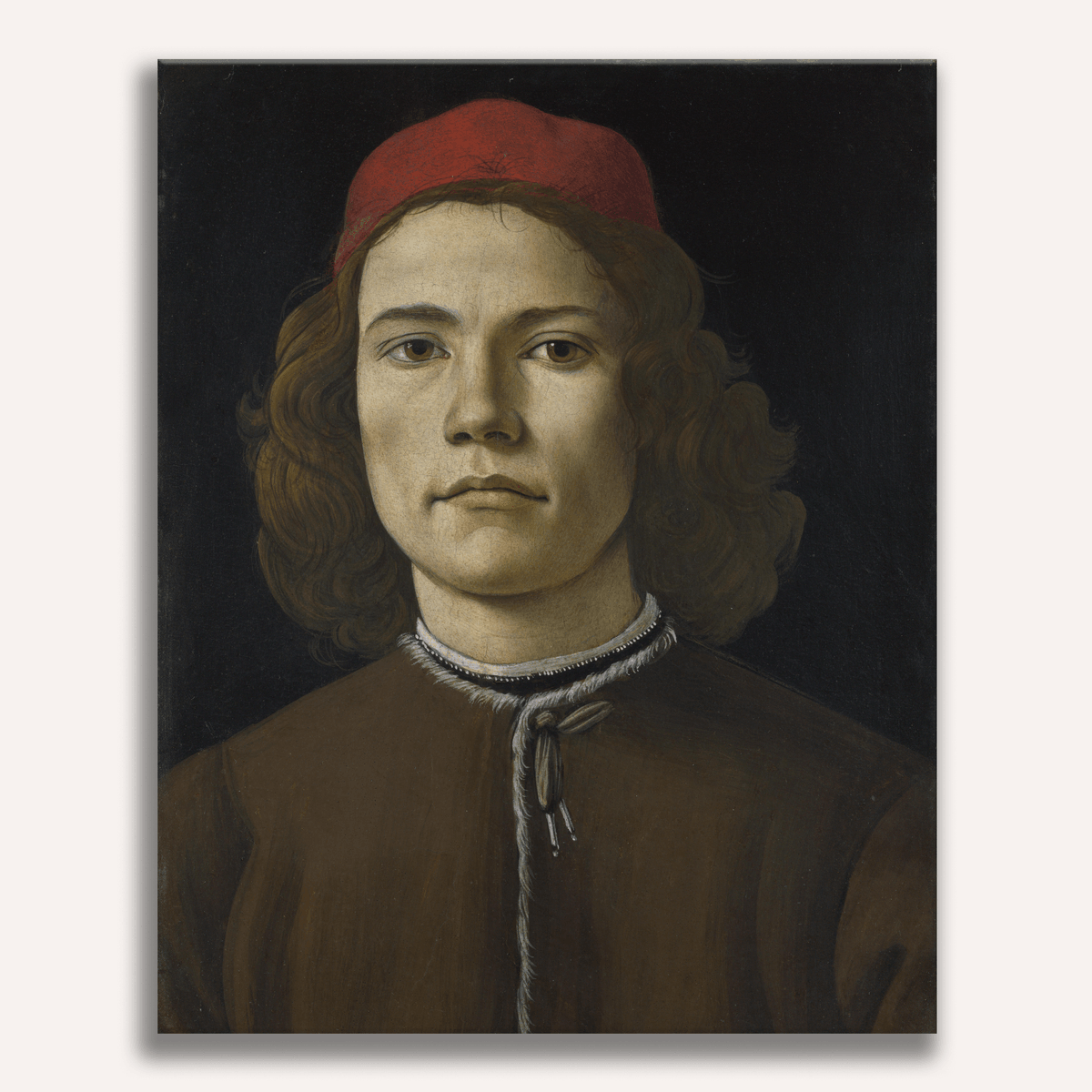 Portrait of a Young Man by Sandro Botticelli - Number Artist Paint by Numbers Kits