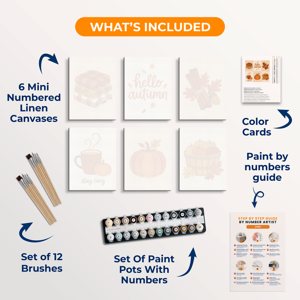 Autumn's Embrace - Number Artist Paint by Numbers Kits