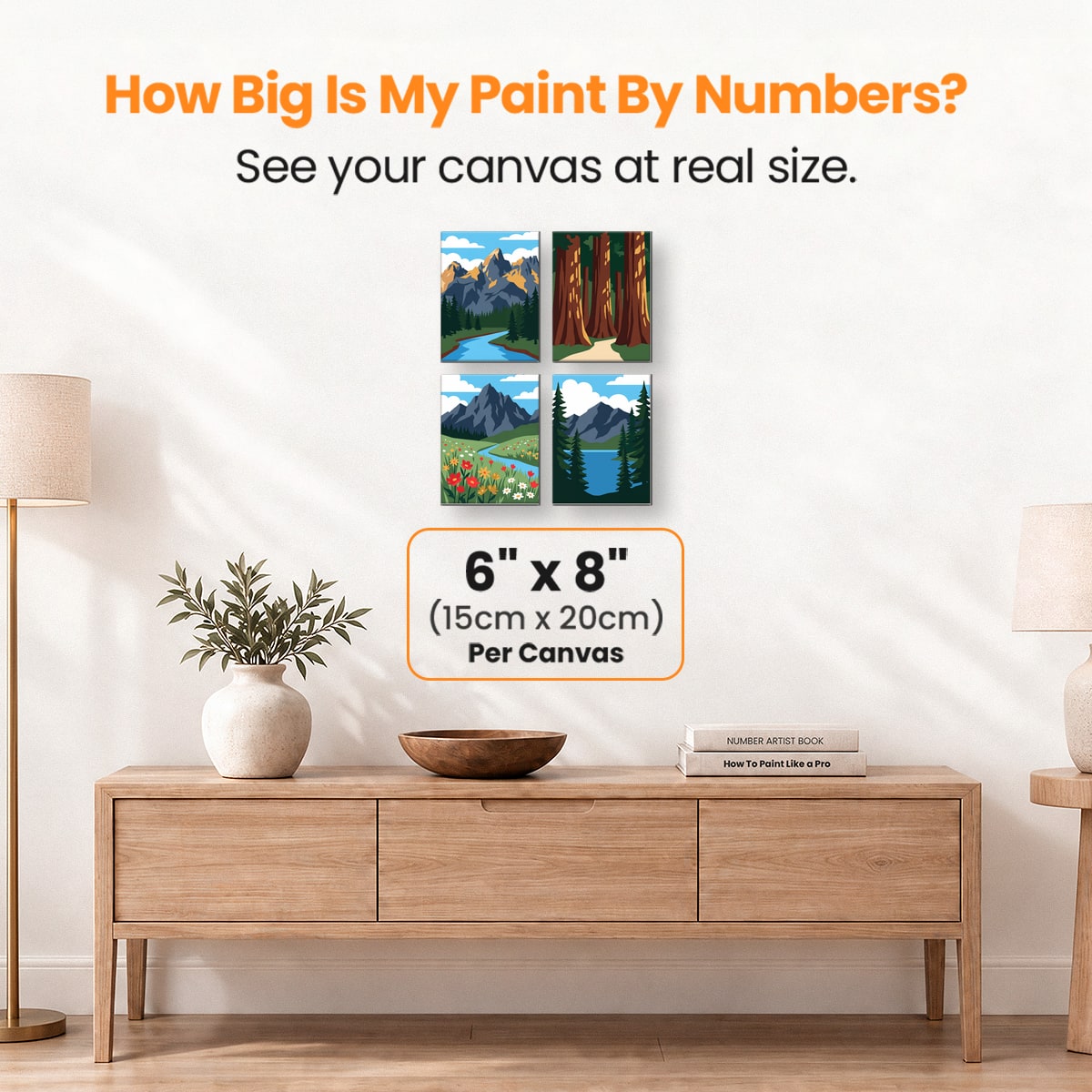 Mountain Serenity - Number Artist Paint by Numbers Kits