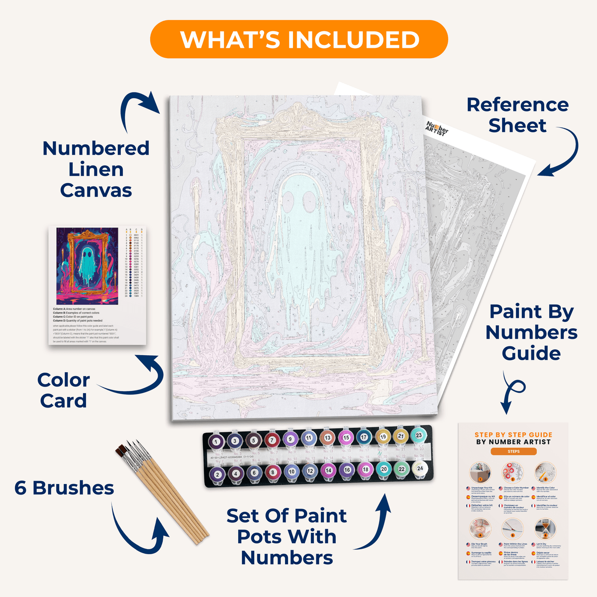 Mirror Ghost - Number Artist Paint by Numbers Kits