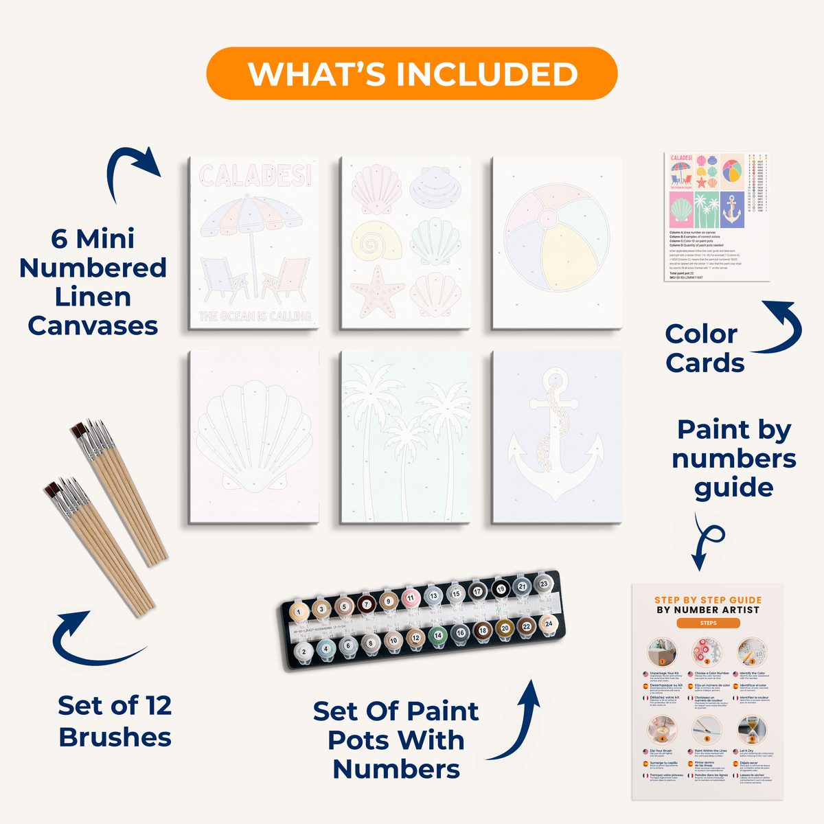 Ocean is Calling - Number Artist Paint by Numbers Kits