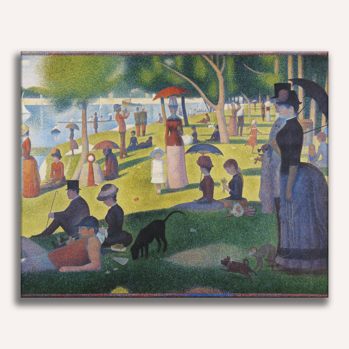 A Sunday Afternoon on the Island of La Grande Jatte by Georges Seurat - Number Artist Paint by Numbers Kits