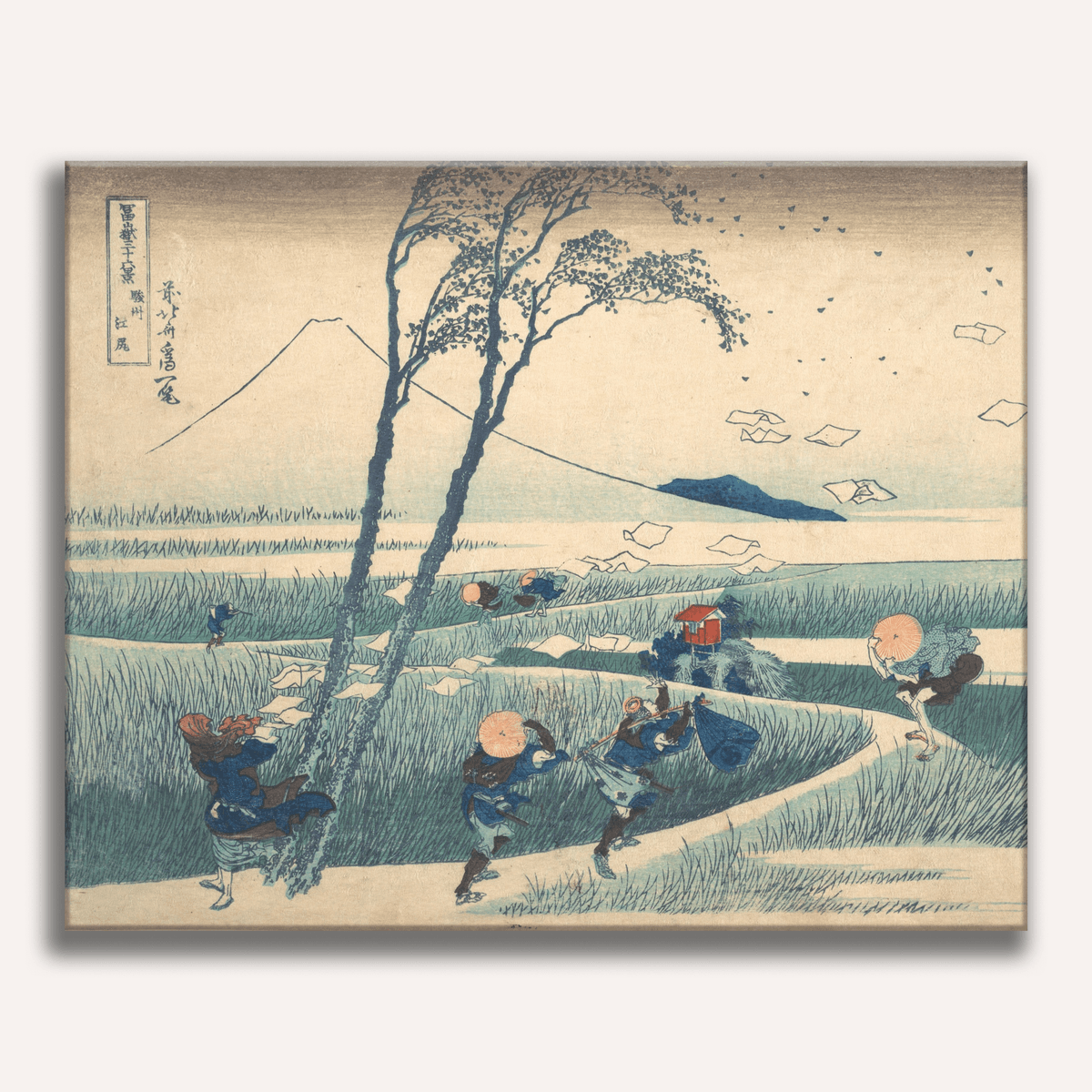 Ejiri in Suruga Province by Katsushika Hokusai - Number Artist Paint by Numbers Kits