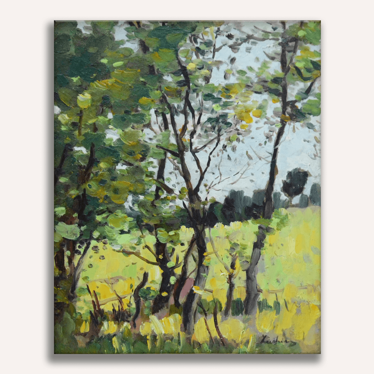 The Meadow at Poduri by Stefan Luchian - Number Artist Paint by Numbers Kits