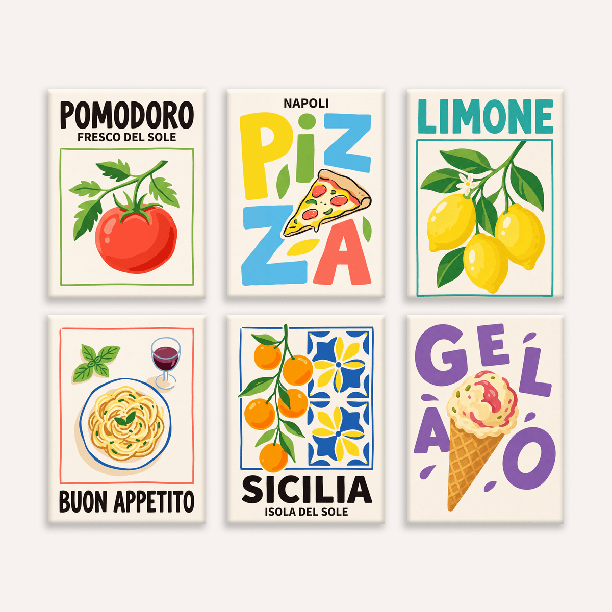 Flavors of Naples - Number Artist Paint by Numbers Kits